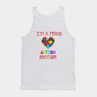 Proud Autism Brother Tank Top